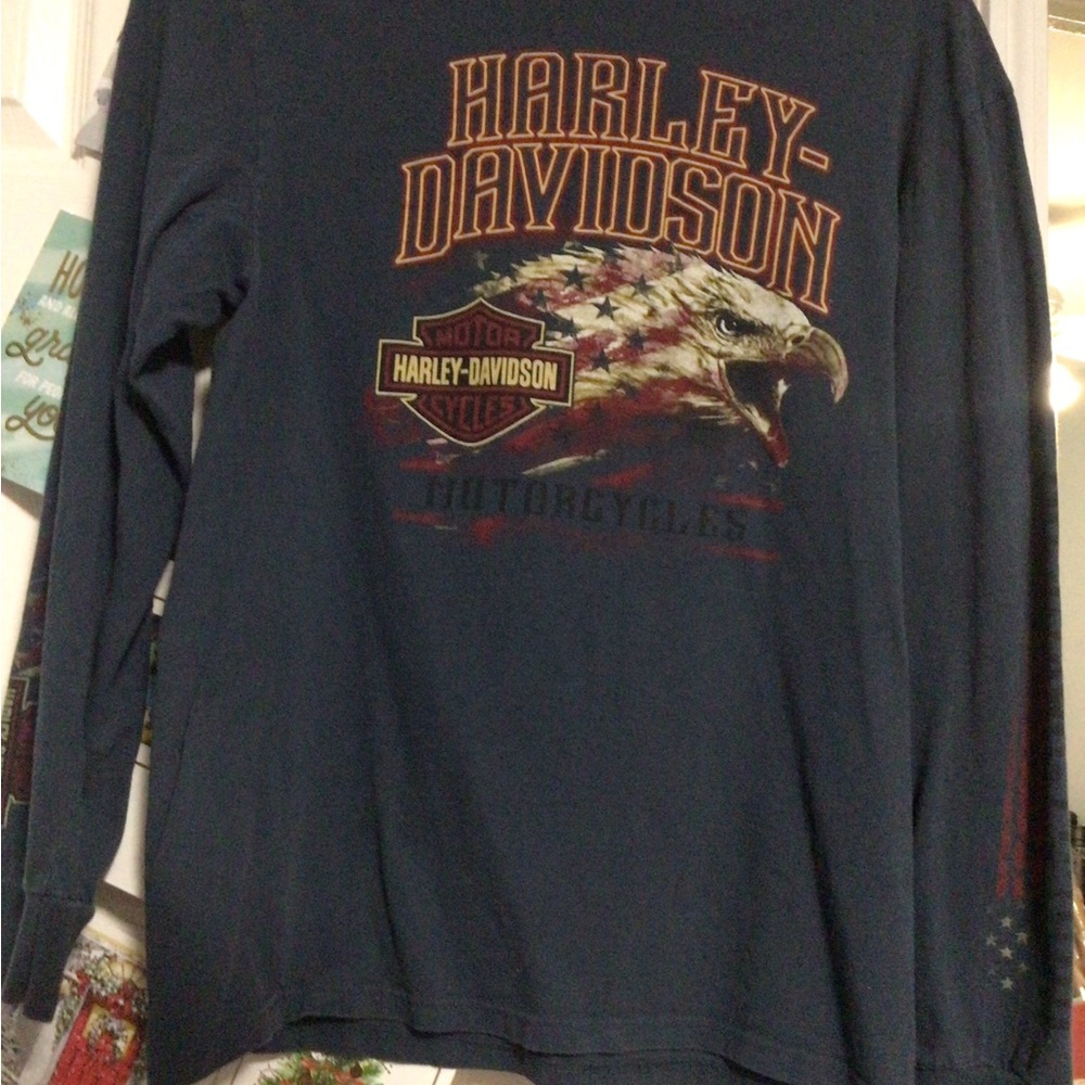 Harley-Davidson Navy Long Sleeve Shirt